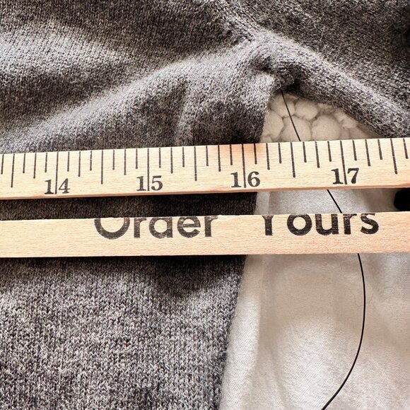 Worthington Womens V-Neck Sweater Size Small Gray Cotton Blend NWT Career Preppy - Picture 7 of 11